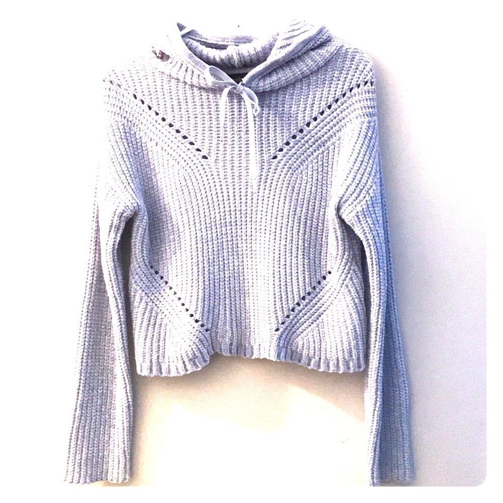 Velvety soft cropped hoodie